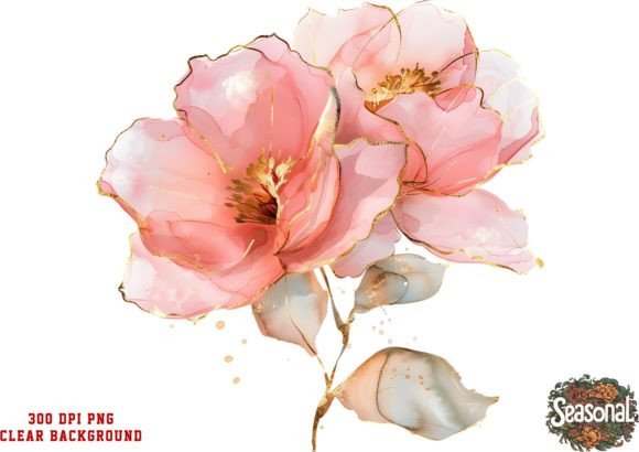 Boho Mother's Day Flowers Clipart: Effortless Spring Designs