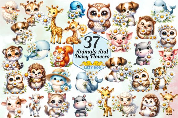 Cute Animals & Daisy Flowers: A Playful Design Toolkit