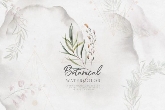 Elevate Your Projects with the Watercolor Botanical Collection