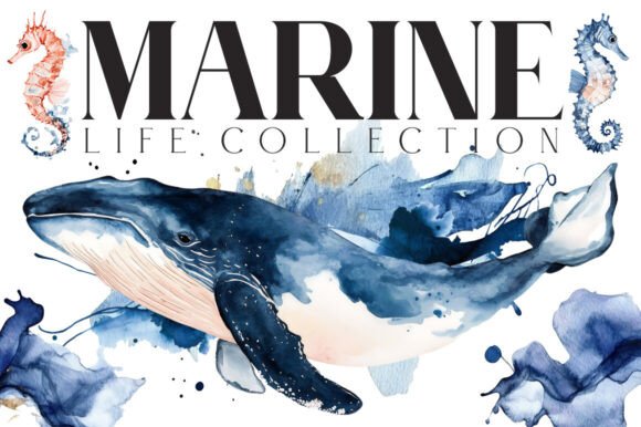 Marine Life Watercolor: Bringing Ocean Art to Your Projects