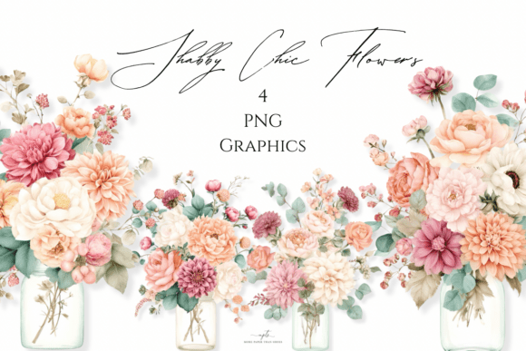Mason Jar Floral Clipart: A Designer's Guide to Romantic Graphics